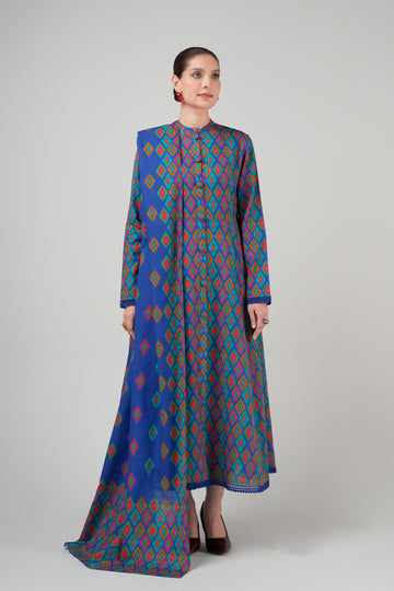 Bareeze PR1756 Blue Winter Fall 2024